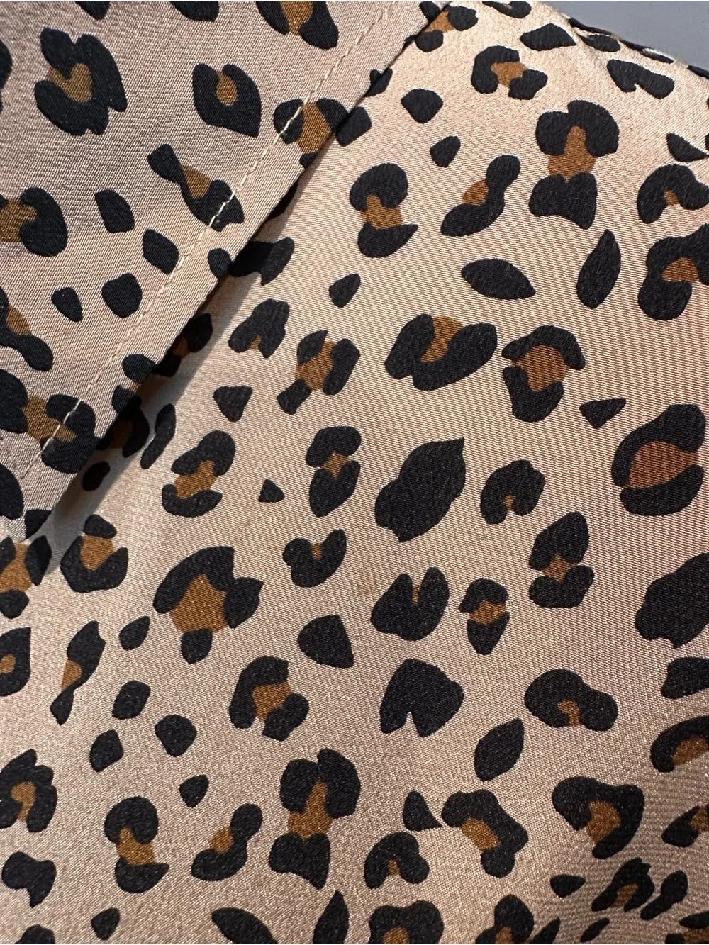 J. Crew Leopard Print Silk Blouse